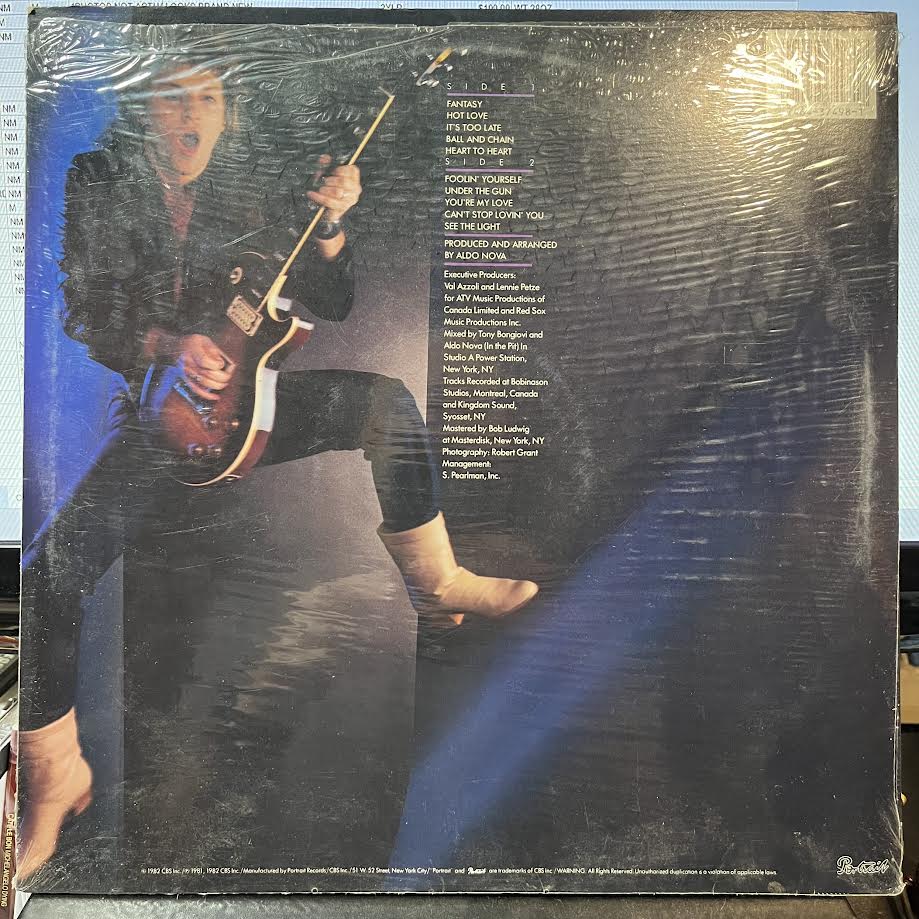Aldo Nova - Aldo Nova (VINYL) | Excellent+ (EX+) Near Mint (NM)