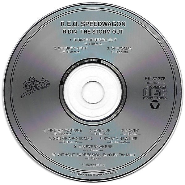 REO Speedwagon - Ridin' The Storm Out (CD) | Excellent+ (EX+) Excellent (EX)