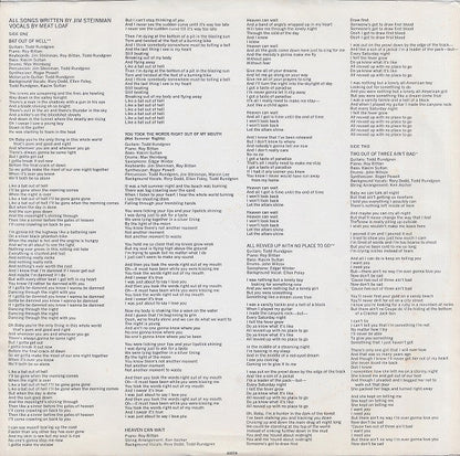 Meat Loaf - Bat Out Of Hell (VINYL) | Excellent+ (EX+) Excellent+ (EX+)