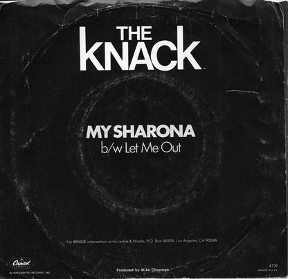 The Knack (3) - My Sharona (7") | Excellent+ (EX+) Near Mint (NM)