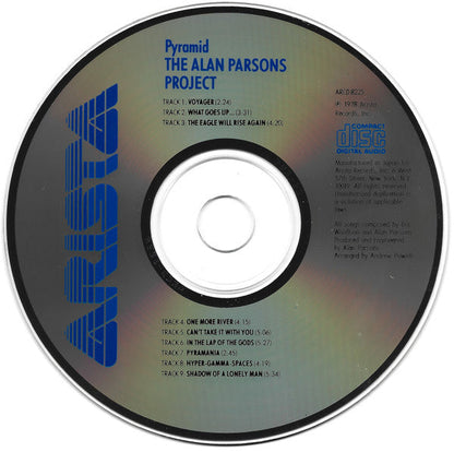 The Alan Parsons Project - Pyramid (cd) | Excellent+ (EX+) Excellent+ (EX+)