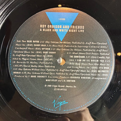 Roy Orbison - Roy Orbison And Friends - A Black And White Night Live (VINYL) | Excellent+ (EX+) Excellent (EX)
