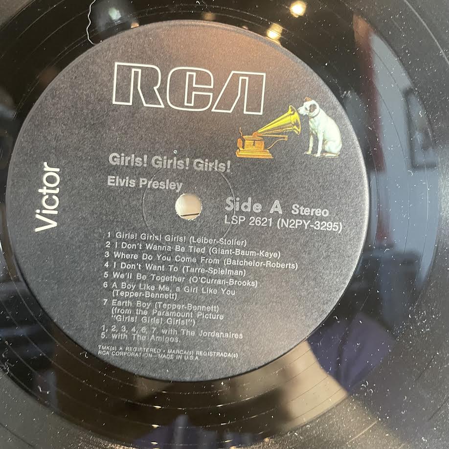 Elvis Presley - Girls! Girls! Girls! (VINYL) | Excellent+ (EX+) Very Good Plus (VG+)