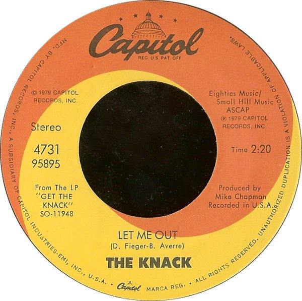 The Knack (3) - My Sharona (7") | Excellent+ (EX+) Near Mint (NM)