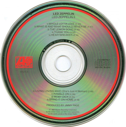 Led Zeppelin - Led Zeppelin II (cd) | Excellent+ (EX+) Excellent+ (EX+)