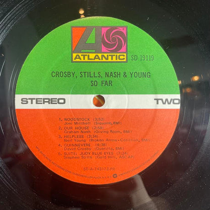 Crosby, Stills, Nash & Young - So Far (VINYL) | Excellent+ (EX+) Excellent+ (EX+)