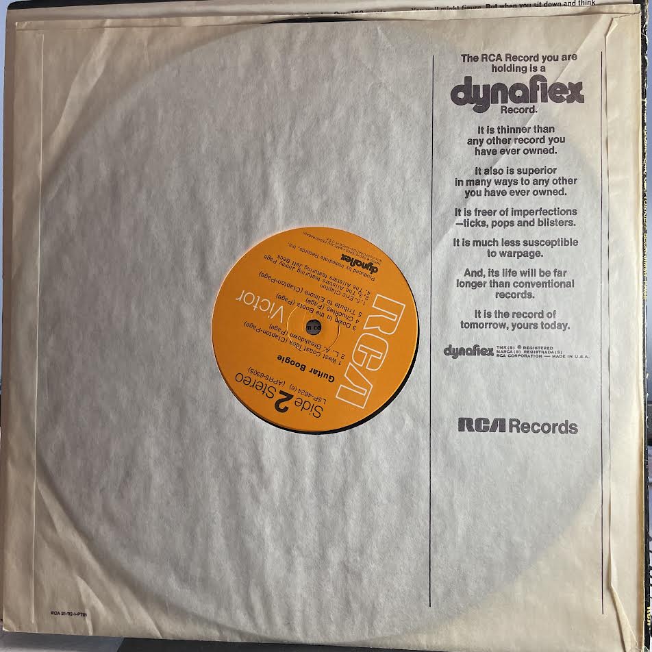 Eric Clapton - Guitar Boogie (VINYL) | Excellent+ (EX+) Very Good Plus (VG+)