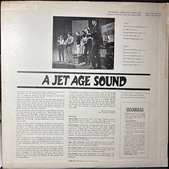 Jefferson Airplane - Jefferson Airplane Takes Off (VINYL) | Excellent+ (EX+) Excellent (EX)