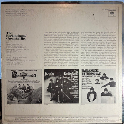 The Buckinghams - Greatest Hits (VINYL) | Excellent+ (EX+) Very Good Plus (VG+)