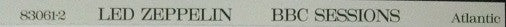 Led Zeppelin - BBC Sessions (2xCD) | Excellent+ (EX+) Excellent+ (EX+)