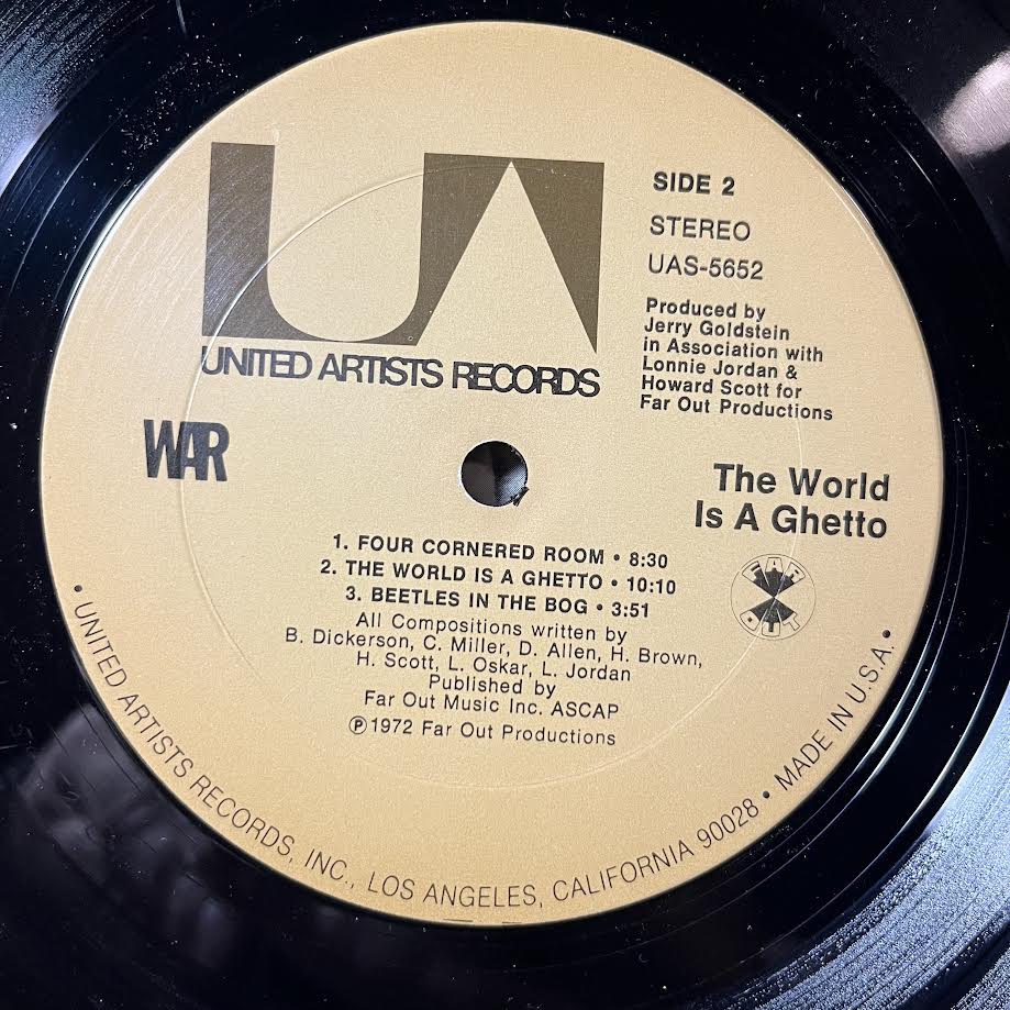 War - The World Is A Ghetto (VINYL) | Excellent+ (EX+) Excellent (EX)