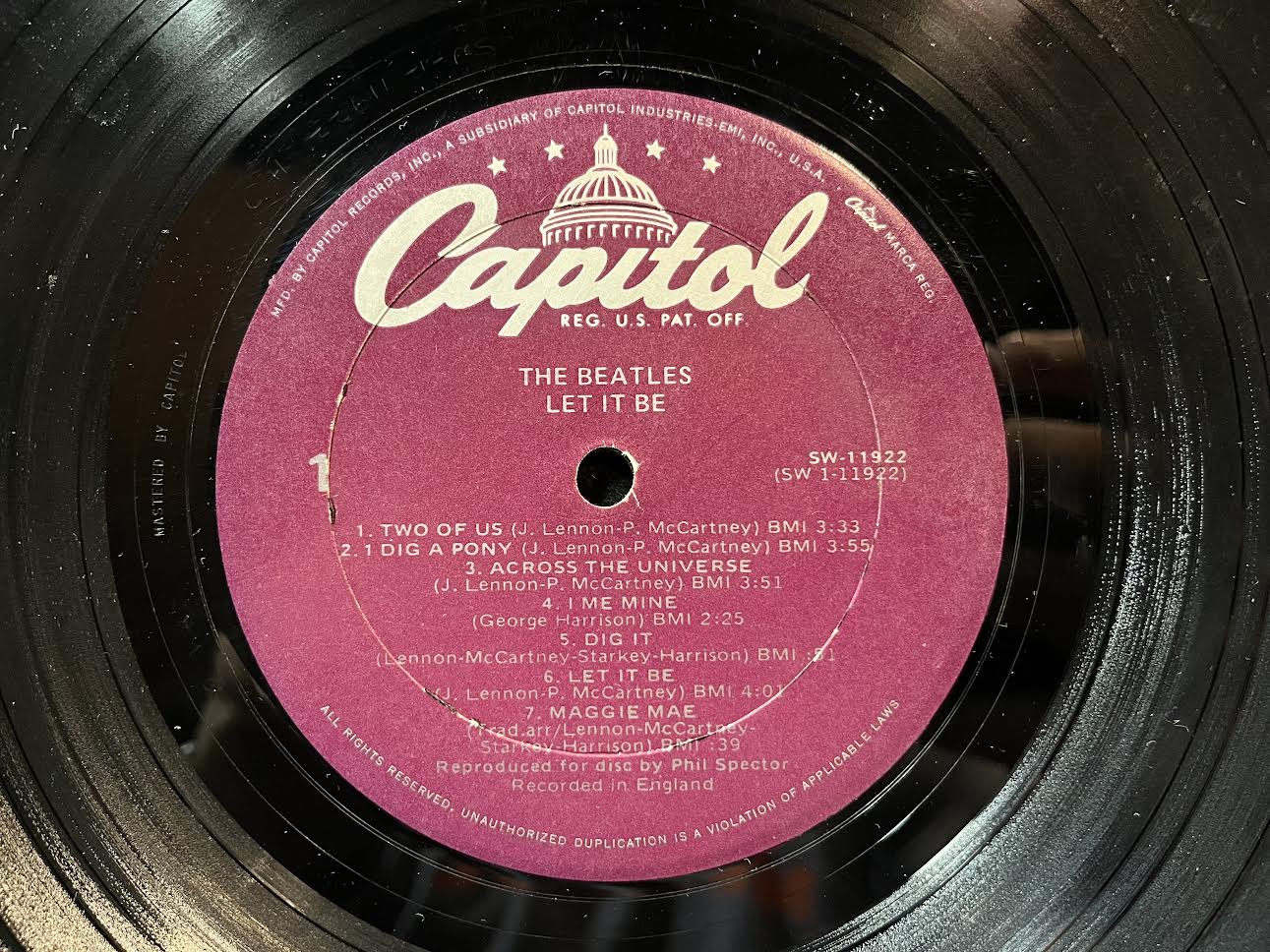 The Beatles - Let It Be (VINYL) | Excellent+ (EX+) Very Good (VG)