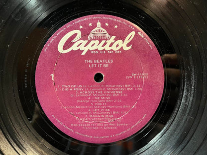 The Beatles - Let It Be (VINYL) | Excellent+ (EX+) Very Good (VG)