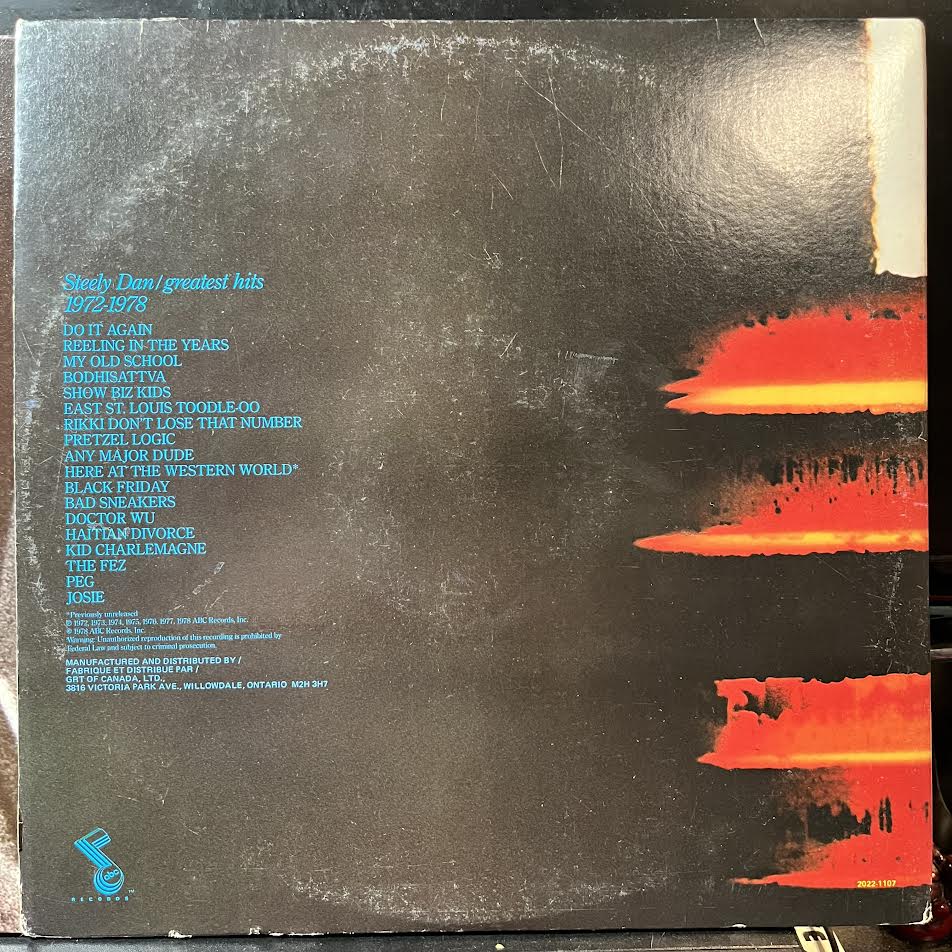 Steely Dan - Steely Dan/Greatest Hits (2xVINYL) | Excellent+ (EX+) Excellent (EX)
