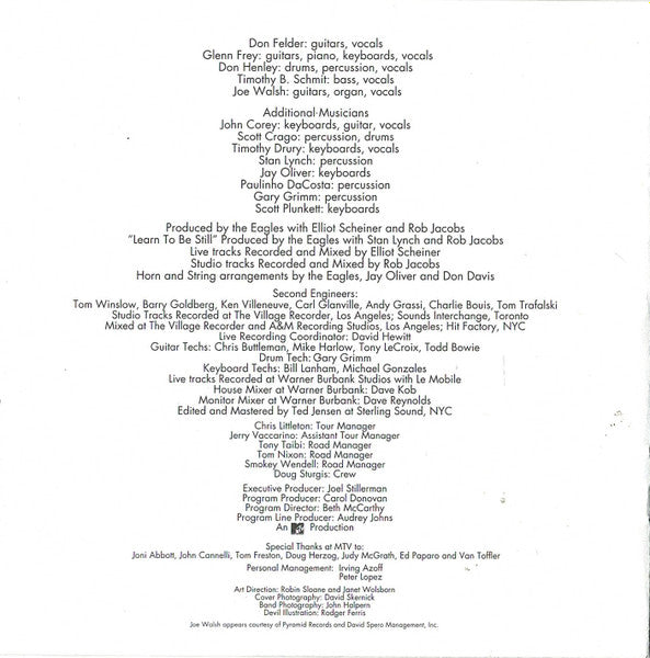 Eagles - Hell Freezes Over (CD) | Excellent+ (EX+)