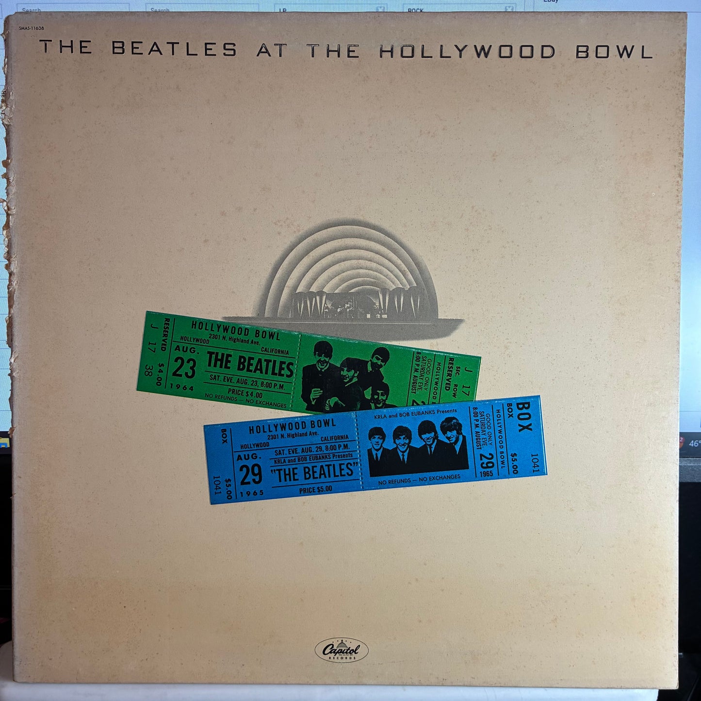 The Beatles - The Beatles At The Hollywood Bowl (VINYL) | Excellent+ (EX+) Very Good Plus (VG+)