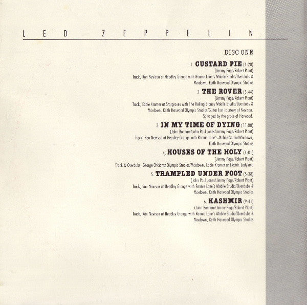 Led Zeppelin - Physical Graffiti (2xCD) | Excellent+ (EX+) Excellent+ (EX+)