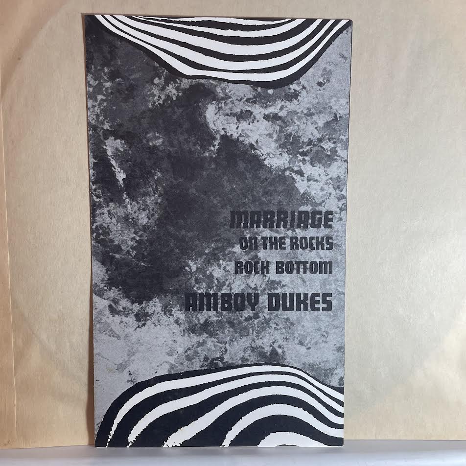 The Amboy Dukes - Marriage On The Rocks - Rock Bottom (VINYL) | Excellent+ (EX+) Excellent (EX)