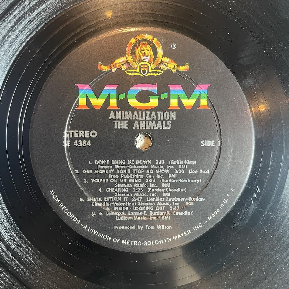 The Animals - Animalization (VINYL) | Excellent+ (EX+) Excellent (EX)