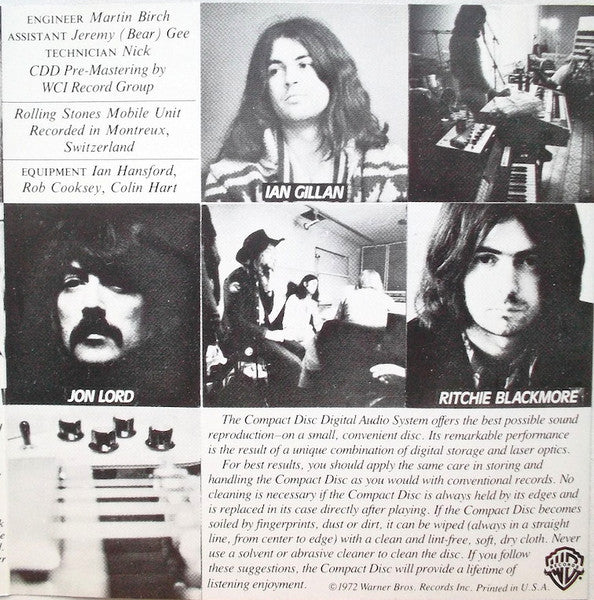 Deep Purple - Machine Head (CD) | Excellent+ (EX+) Excellent+ (EX+)