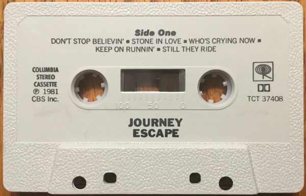 Journey - Escape (CASSETTE) | Excellent+ (EX+) Excellent (EX)