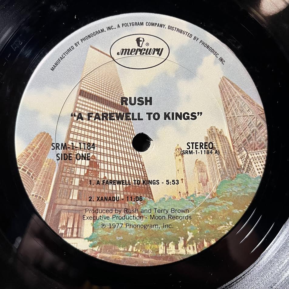 Rush - A Farewell To Kings (VINYL) | Excellent+ (EX+) Very Good Plus (VG+)