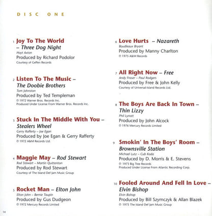 Various - '70s Gold (2xCD CANADA) | Excellent+ (EX+) Excellent+ (EX+)