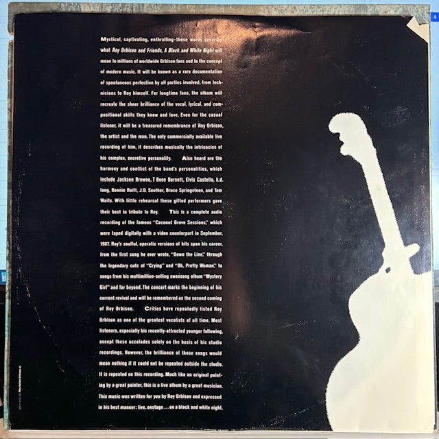 Roy Orbison - Roy Orbison And Friends - A Black And White Night Live (VINYL) | Excellent+ (EX+) Excellent (EX)