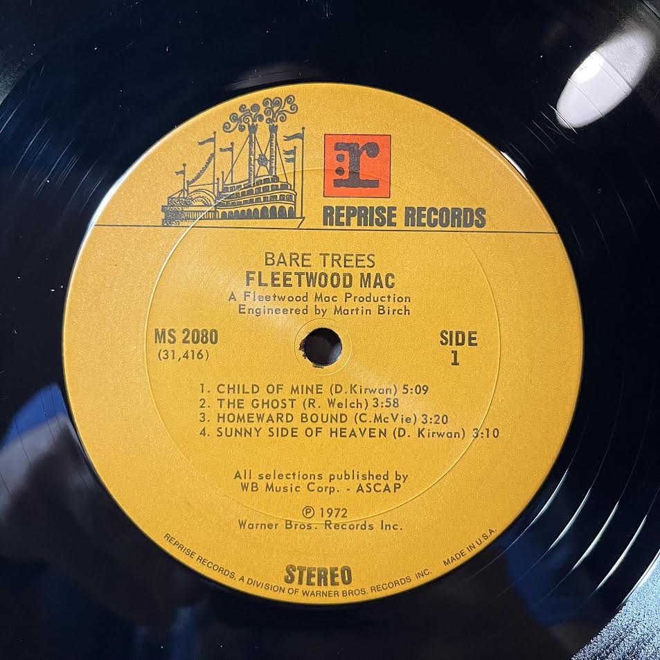 Fleetwood Mac - Bare Trees (VINYL) | Excellent+ (EX+) Excellent (EX)