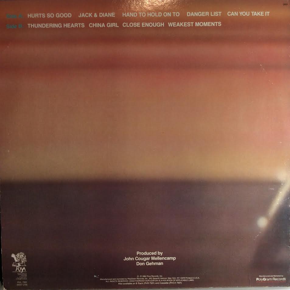 John Cougar Mellencamp - American Fool (VINYL) | Excellent+ (EX+) Excellent+ (EX+)