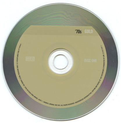 Various - '70s Gold (2xCD CANADA) | Excellent+ (EX+) Excellent+ (EX+)
