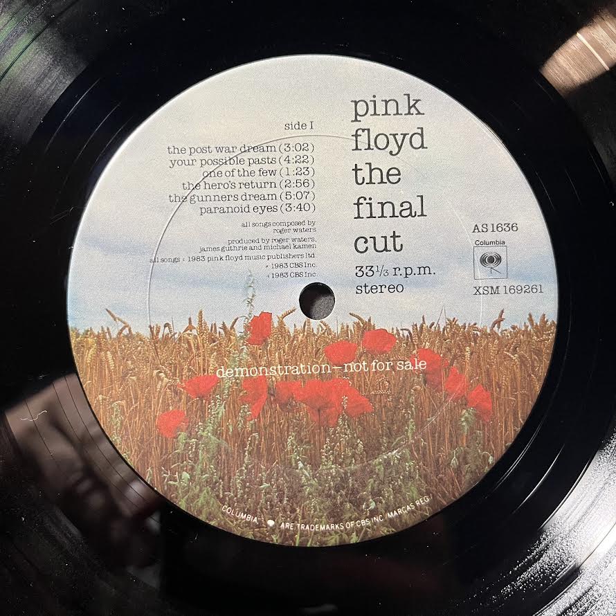 The Final Cut (VINYL) | Excellent+ (EX+) Excellent+ (EX+)
