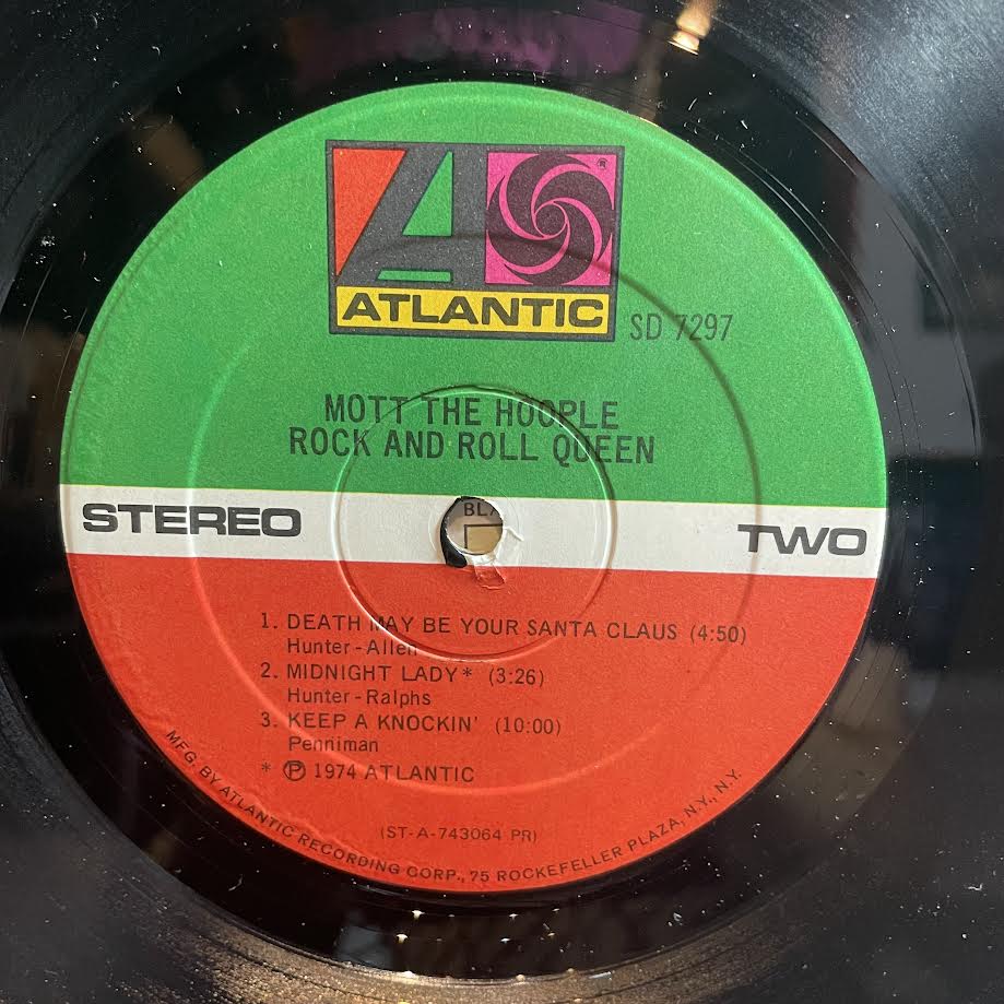 Mott The Hoople - Rock And Roll Queen (VINYL) | Excellent+ (EX+) Excellent (EX)