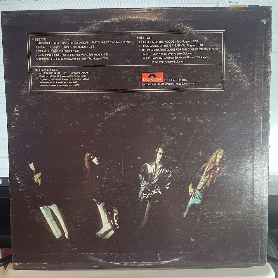 The Amboy Dukes - Marriage On The Rocks - Rock Bottom (VINYL) | Excellent+ (EX+) Excellent (EX)