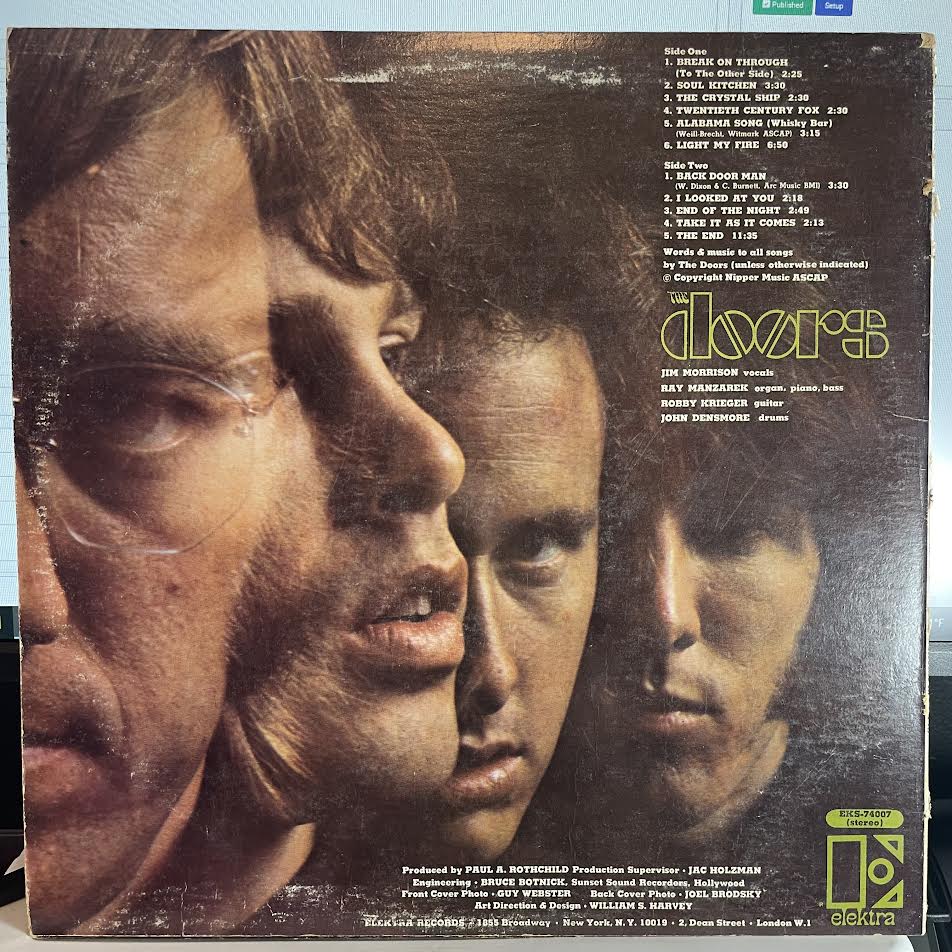 The Doors - The Doors (VINYL) | Excellent+ (EX+) Excellent (EX)