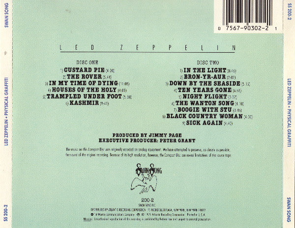 Led Zeppelin - Physical Graffiti (2xCD) | Excellent+ (EX+) Excellent+ (EX+)