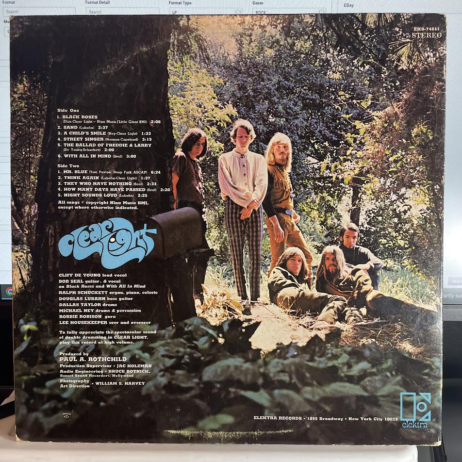 Clear Light (2) - Clear Light (VINYL) | Excellent+ (EX+) Excellent (EX)