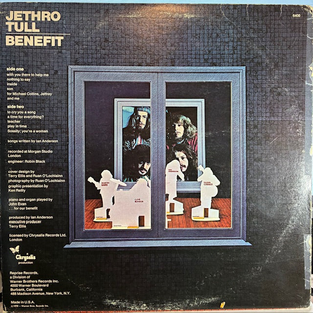 Jethro Tull - Benefit (VINYL) | Excellent (EX) Very Good Plus (VG+)