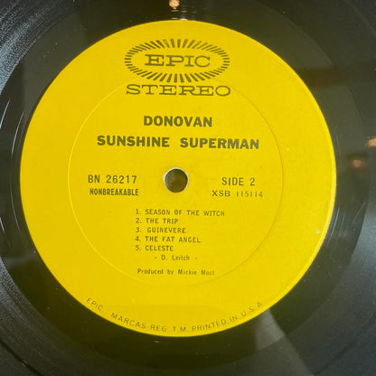 Donovan - Sunshine Superman (VINYL) | Excellent (EX) Excellent+ (EX+)