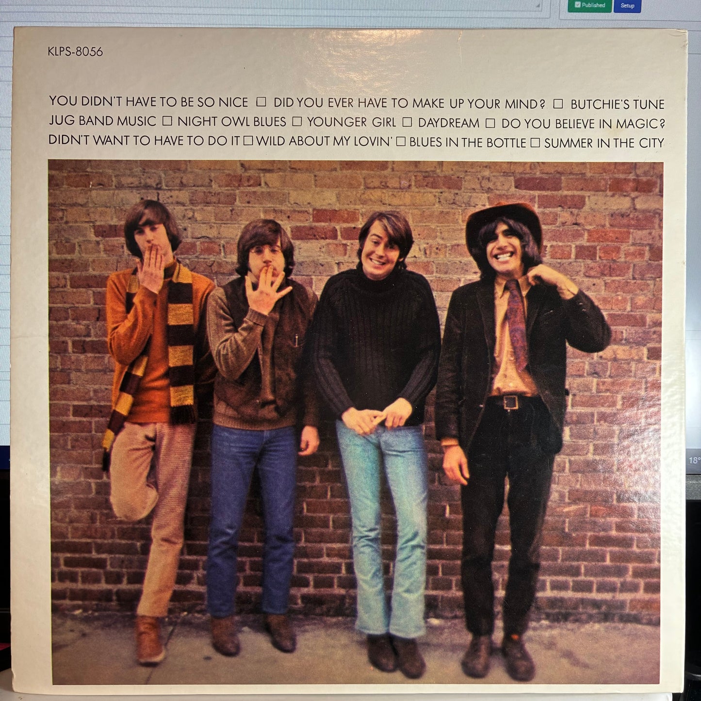 The Lovin' Spoonful - The Best Of The Lovin' Spoonful (VINYL) | Excellent (EX) Excellent (EX)