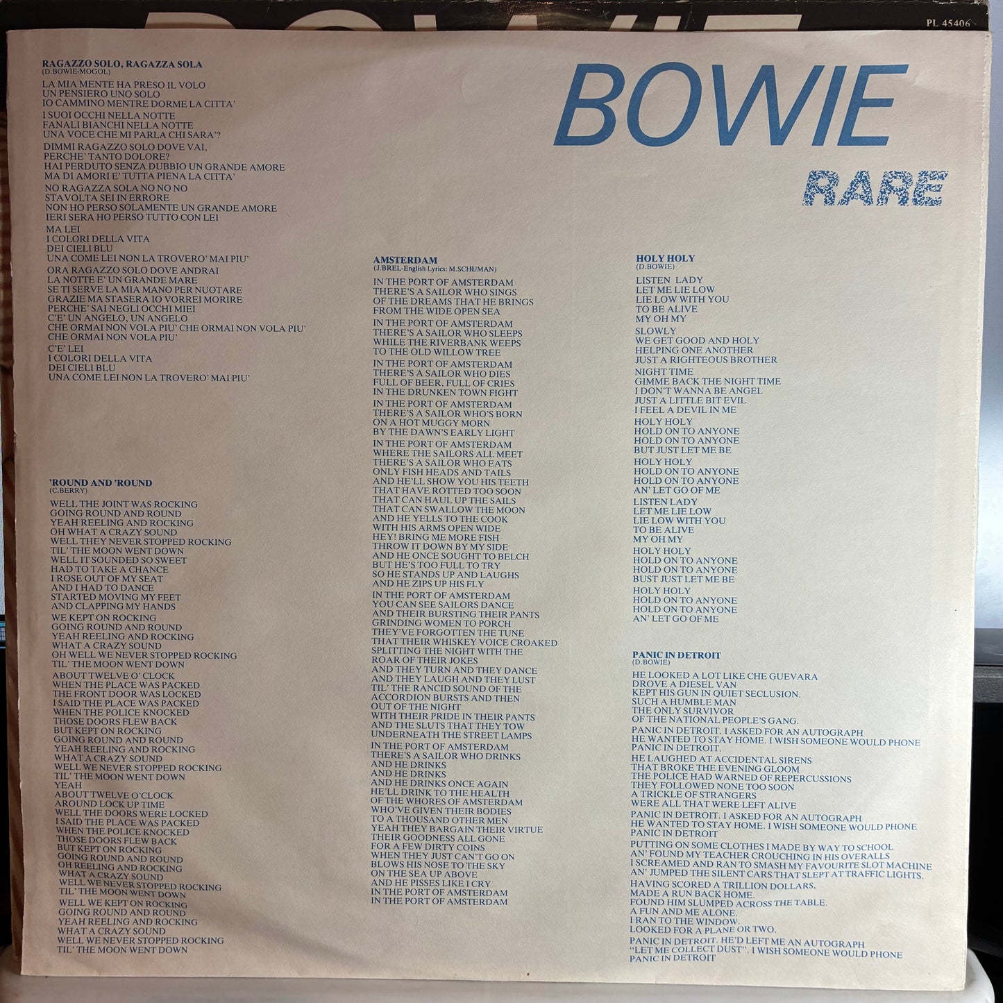 David Bowie - Rare (VINYL) | Excellent (EX) Excellent (EX)