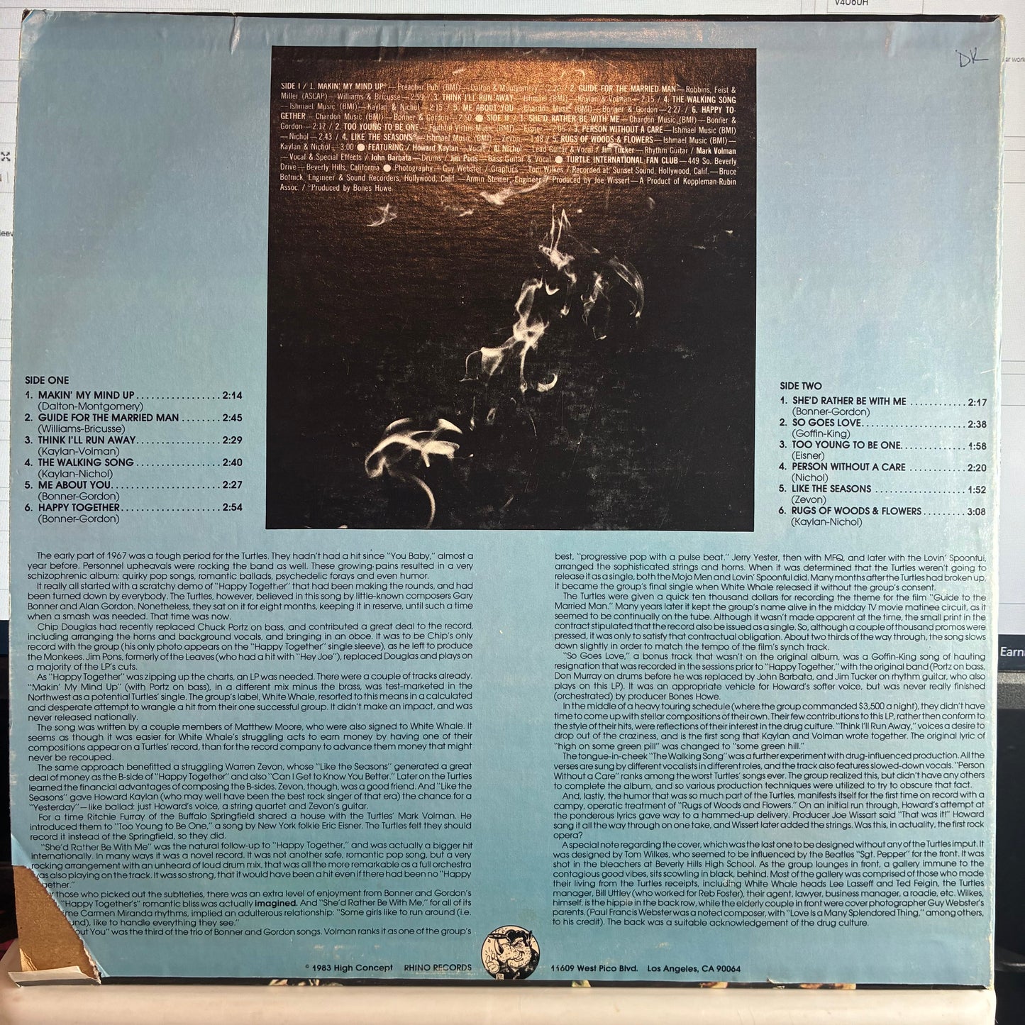 The Turtles - Happy Together (VINYL) | Excellent (EX) Very Good Plus (VG+)