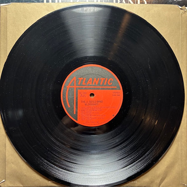 The J. Geils Band - Bloodshot (VINYL) | Excellent (EX) Very Good Plus (VG+)