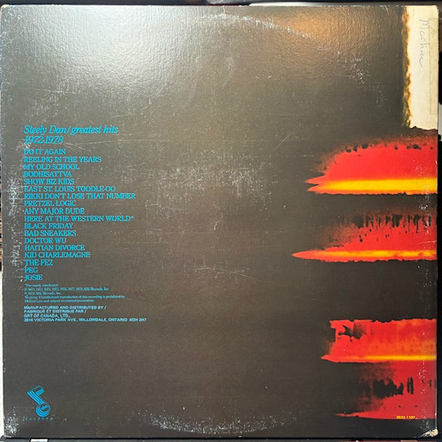 Steely Dan - Steely Dan/Greatest Hits (2x VINYL) | Excellent (EX) Very Good Plus (VG+)