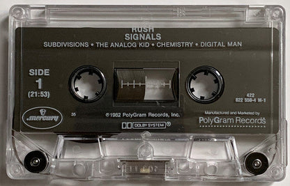 Rush - Signals (CASSETTE) | Excellent (EX) Excellent (EX)