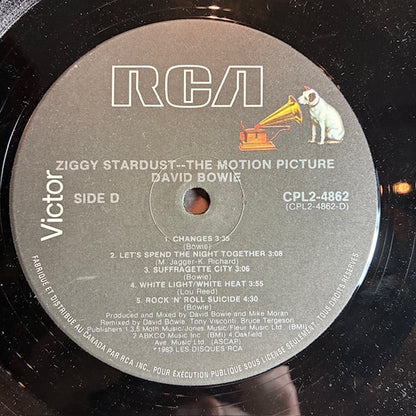 David Bowie - Ziggy Stardust - The Motion Picture (2xVINYL) | Excellent (EX) Very Good Plus (VG+)