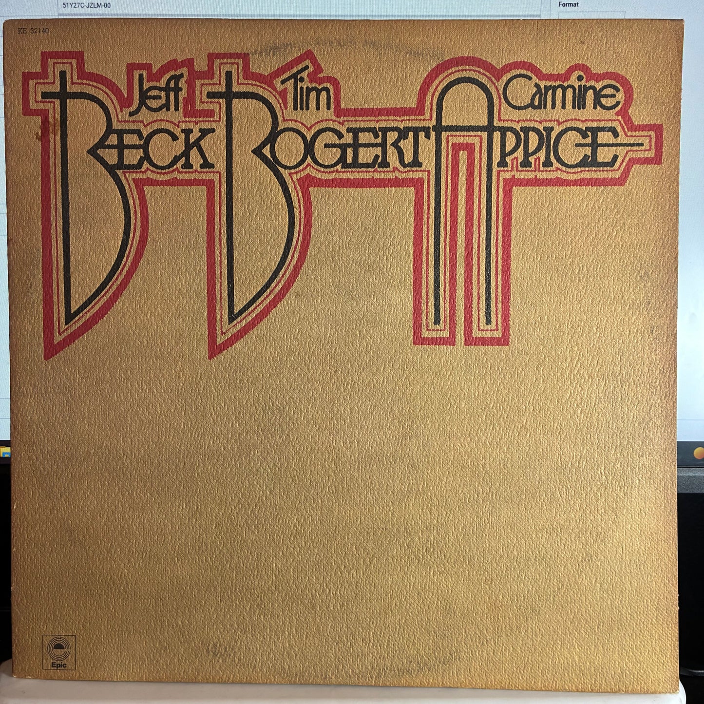 Beck, Bogert & Appice - Beck, Bogert & Appice (VINYL) | Excellent (EX) Excellent (EX)