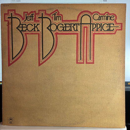 Beck, Bogert & Appice - Beck, Bogert & Appice (VINYL) | Excellent (EX) Excellent (EX)