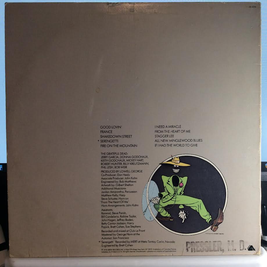 The Grateful Dead - Shakedown Street (VINYL) | Excellent (EX) Very Good Plus (VG+)