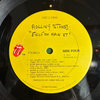 The Rolling Stones - Exile On Main St (2x VINYL W POSTCARDS) | Excellent (EX) Very Good Plus (VG+)